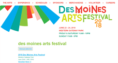 Desktop Screenshot of desmoinesartsfestival.volunteerlocal.com