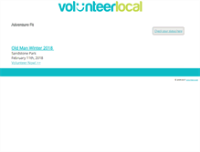 Tablet Screenshot of adventurefit.volunteerlocal.com