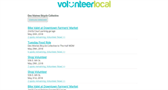 Desktop Screenshot of desmoinesbicyclecollective.volunteerlocal.com