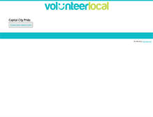 Tablet Screenshot of capitalcitypride.volunteerlocal.com